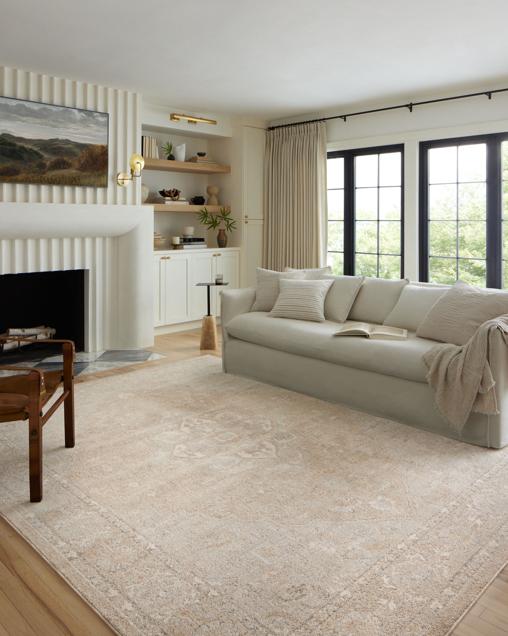 Odette Beige / Silver shown from another angle.