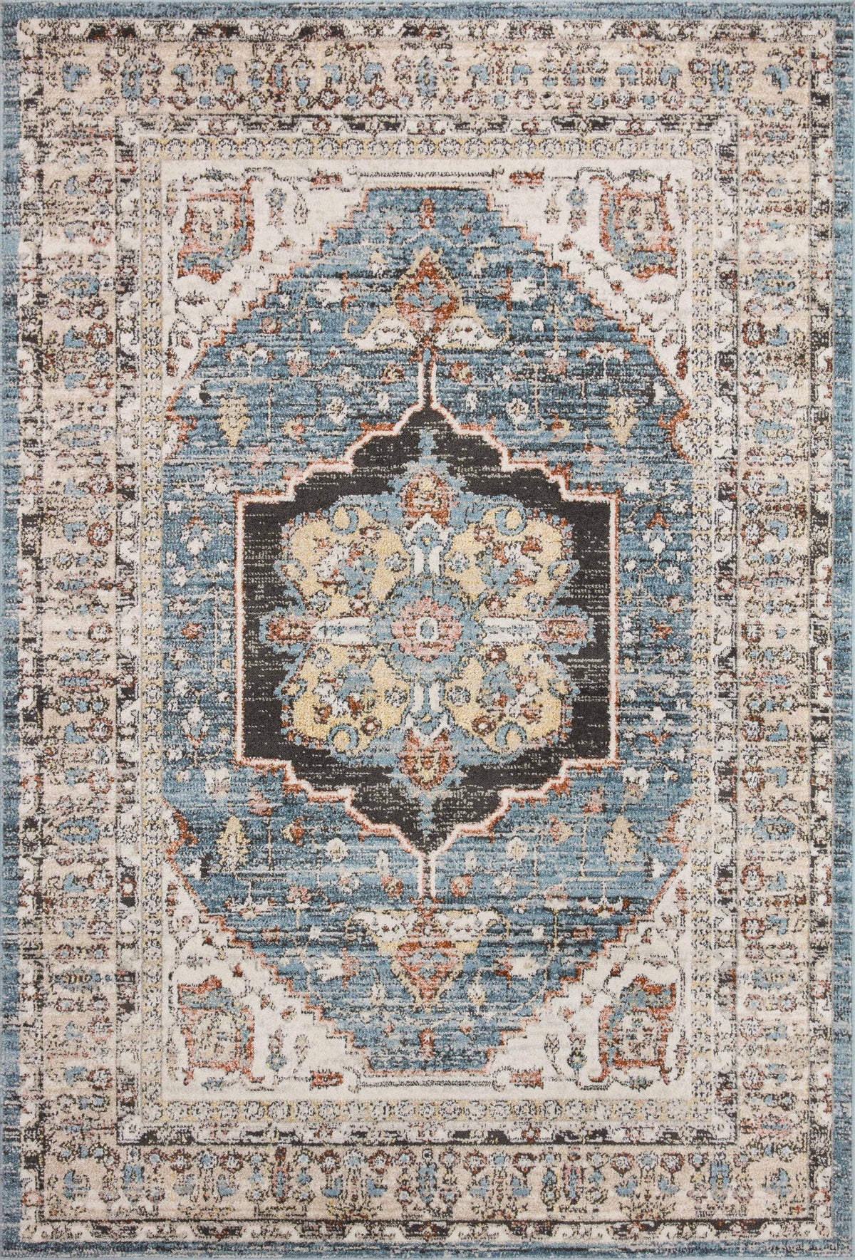 Odette Sky / Multi — a Loloi rug at Laurie Yapp Home.