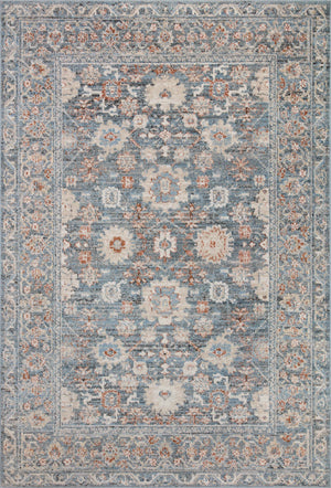 Odette Sky / Rust — a Loloi rug at Laurie Yapp Home.