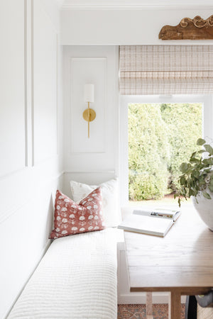 Olivia Wall Sconce 4.75" x 18.75" - Lifestyle [H223101-AGB]