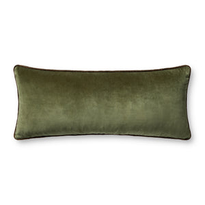Liza Dark Green Pillow — a Loloi pillow at Laurie Yapp Home.