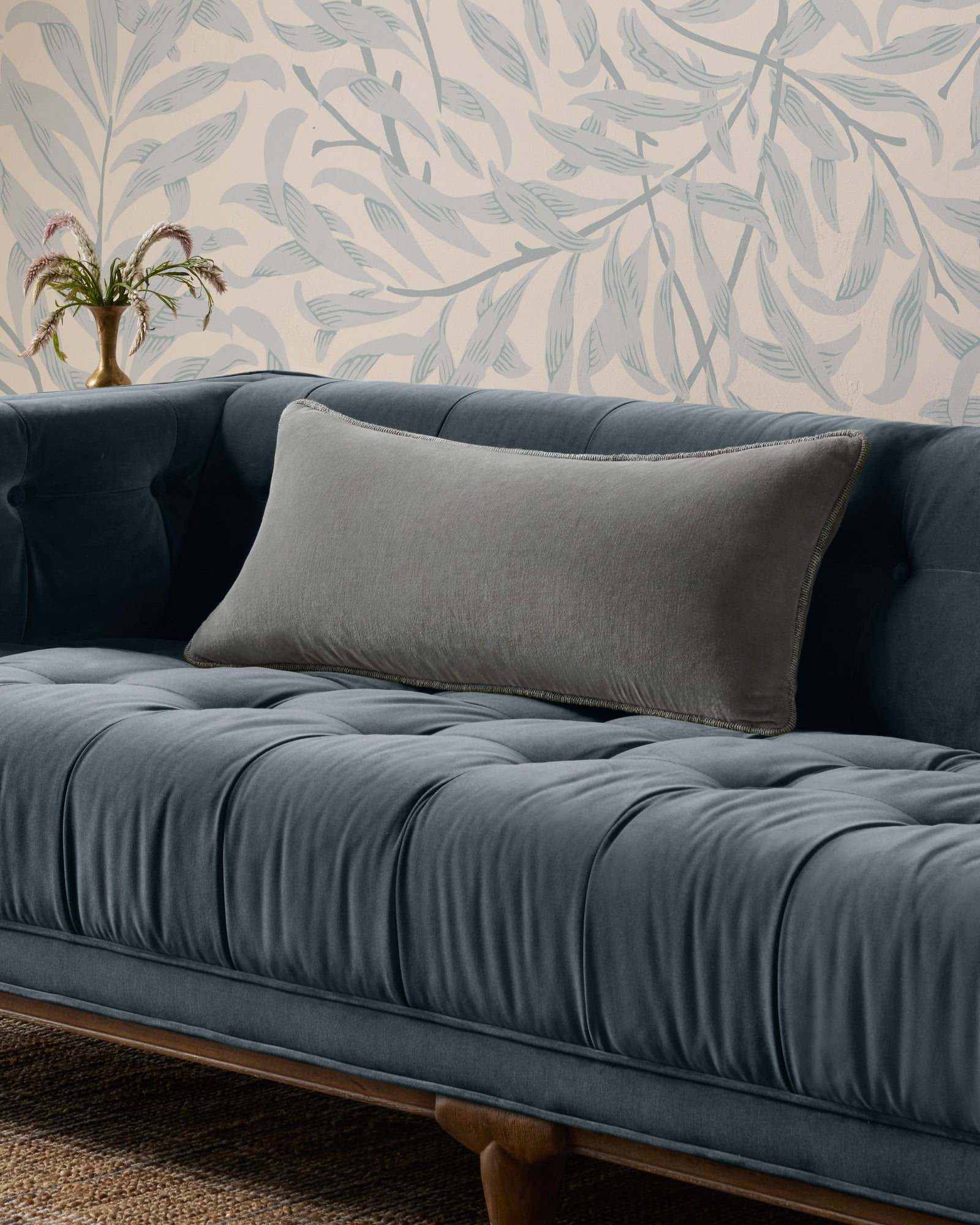Liza Grey Pillow — a Loloi pillow at Laurie Yapp Home.