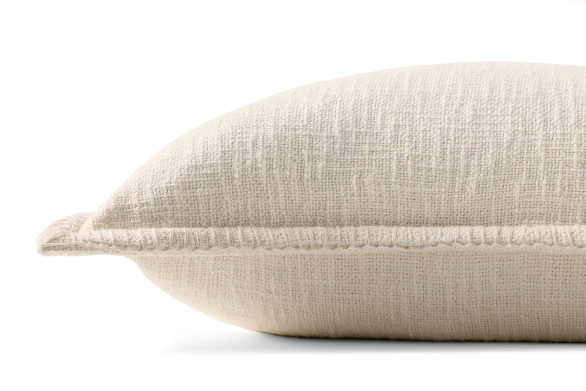 Ivory Pillow shown from another angle.