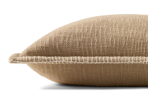 Tan Pillow (Pattern 1) shown from another angle.