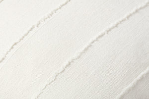 Julia Ivory Pillow shown from a different angle to reveal its pattern.