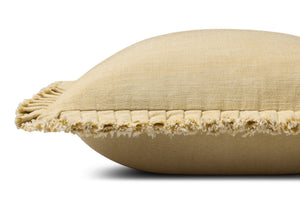 Yellow Pillow shown from a different angle to reveal its pattern.