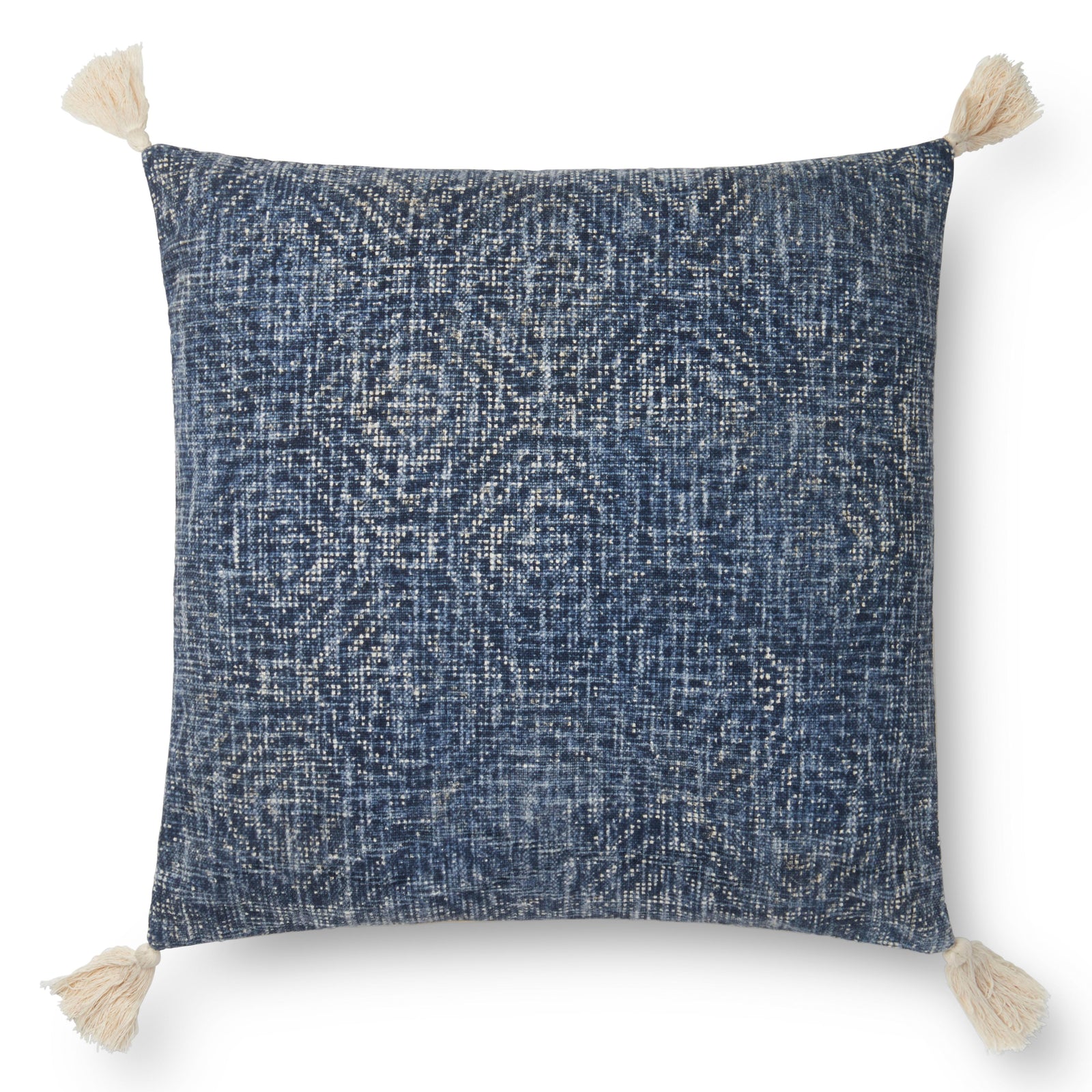 Blue Pillow (Pattern 1) — a Loloi pillow at Laurie Yapp Home.