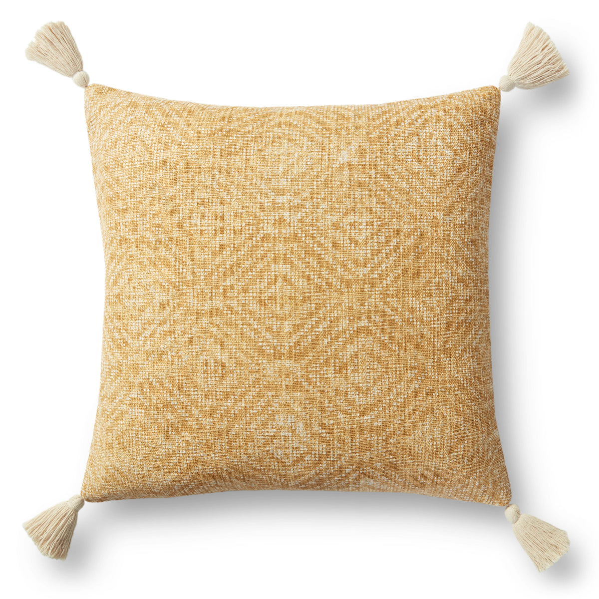 Yellow Pillow (Pattern 1) — a Loloi pillow at Laurie Yapp Home.