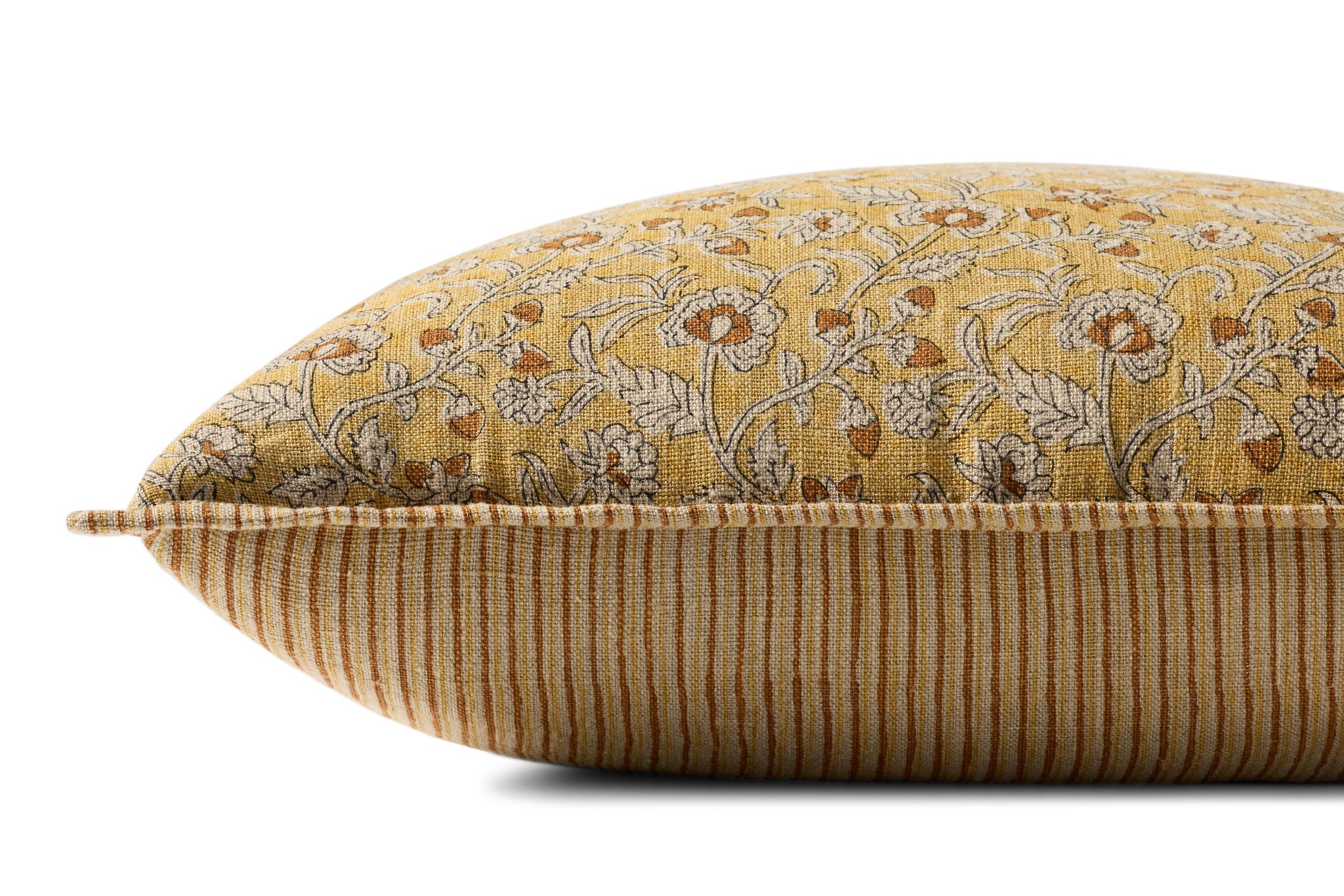 Gold / Multi Pillow shown from another angle.