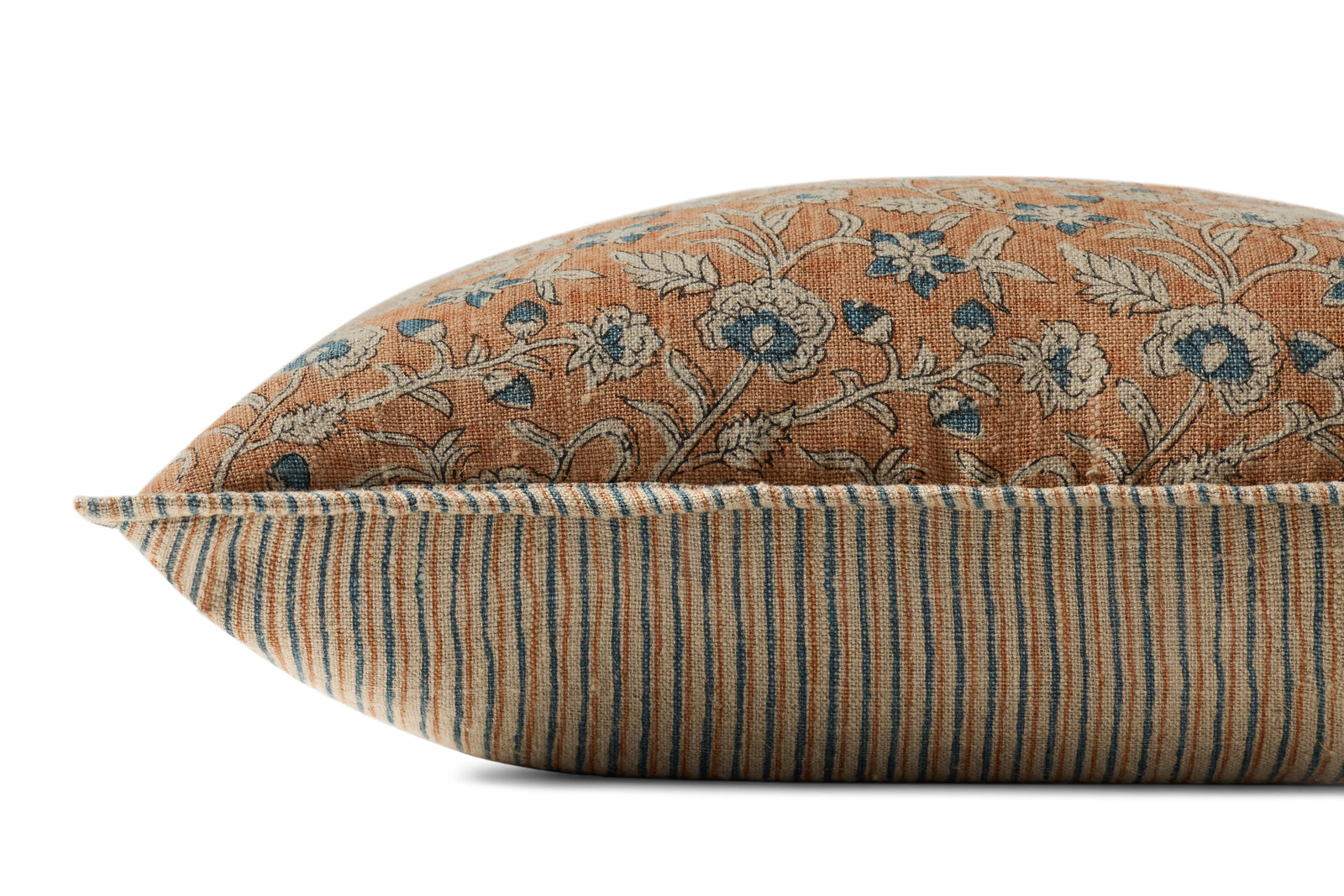 Peach / Multi Pillow — a Loloi pillow at Laurie Yapp Home.
