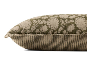 Green Pillow (Pattern 2) shown from another angle.