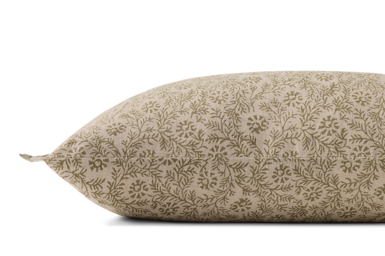 Green Pillow (Pattern 3) — a Loloi pillow at Laurie Yapp Home.