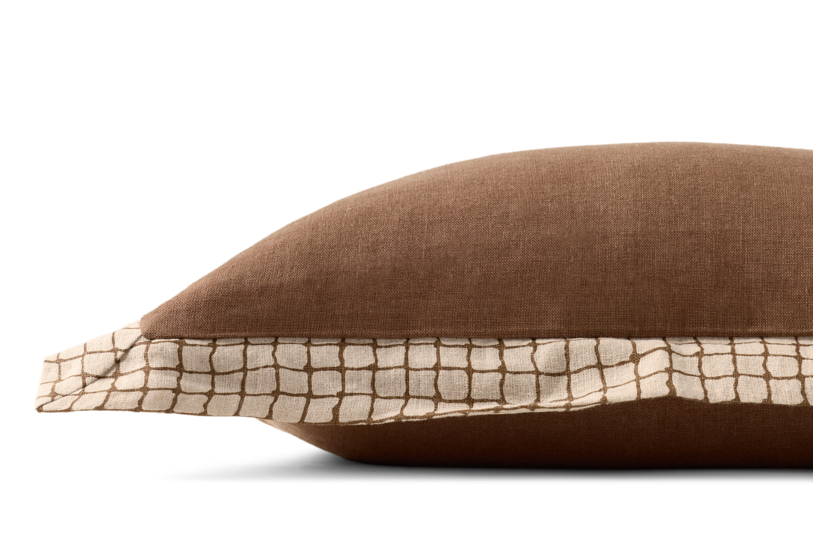 Brown Pillow (Pattern 2) — a Loloi pillow at Laurie Yapp Home.