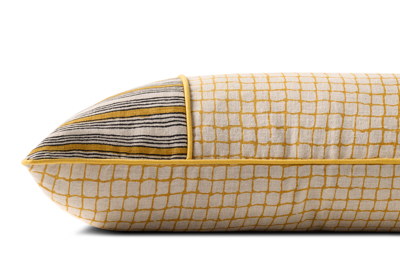 Yellow Pillow (Pattern 3) — a Loloi pillow at Laurie Yapp Home.