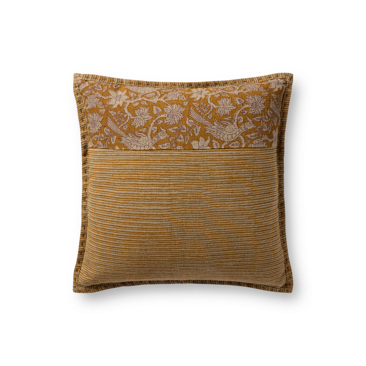 Mustard Pillow — a Loloi pillow at Laurie Yapp Home.