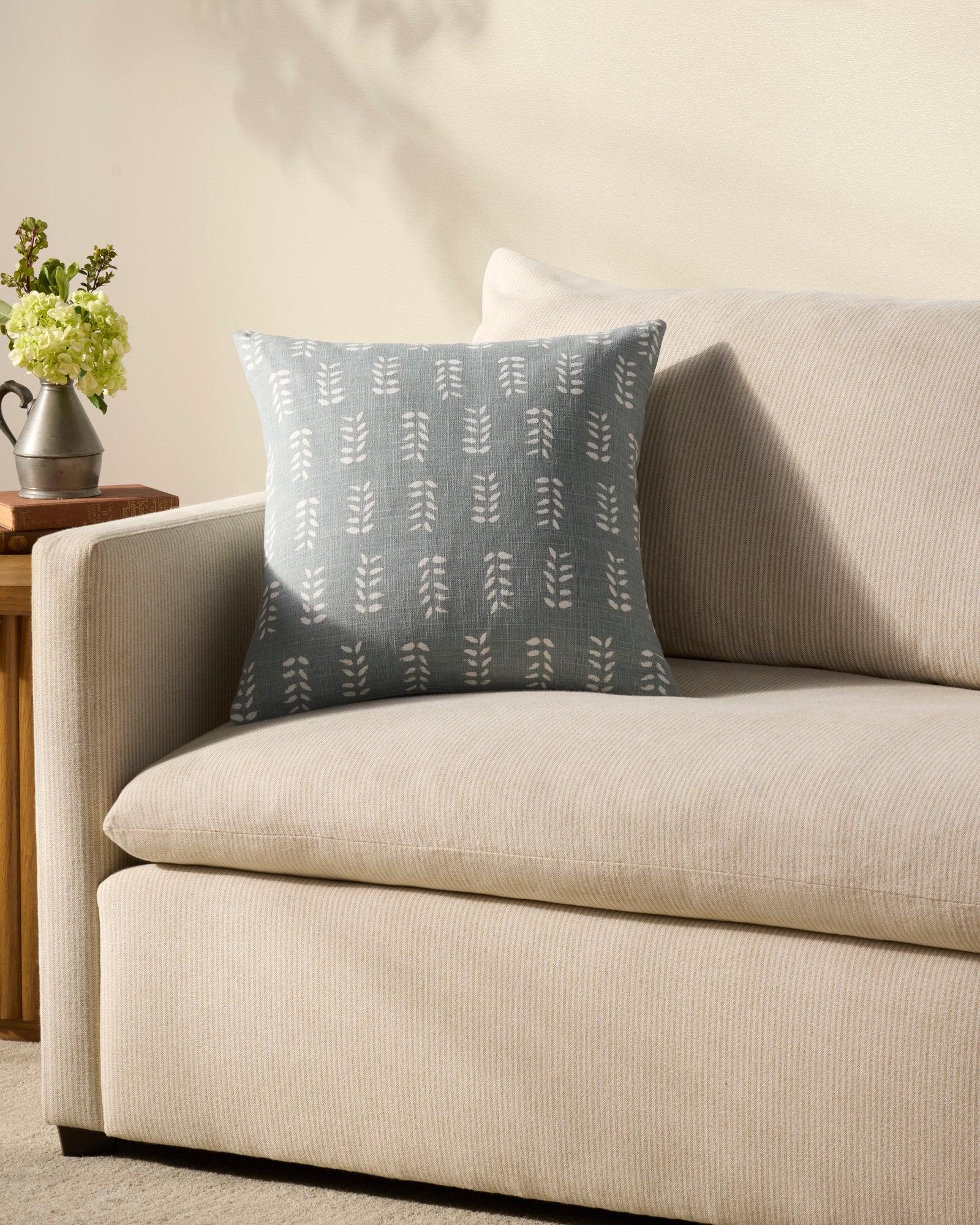 Tully Light Blue Pillow — a Loloi pillow at Laurie Yapp Home.
