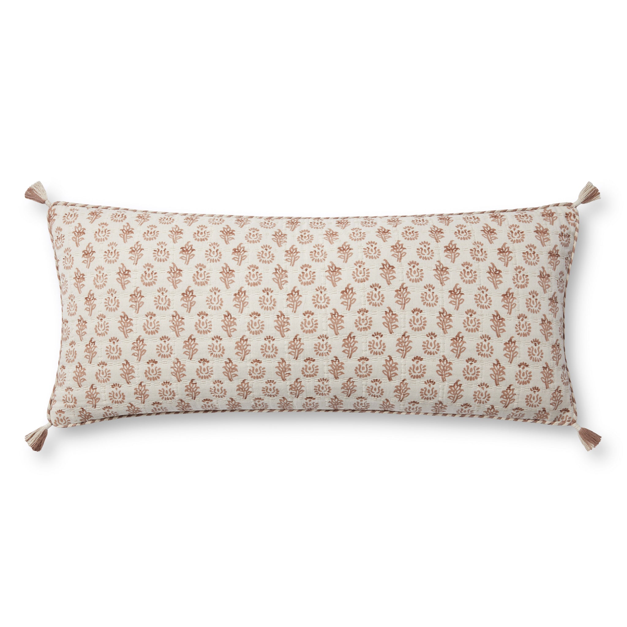Rose / Ivory Pillow shown from another angle.