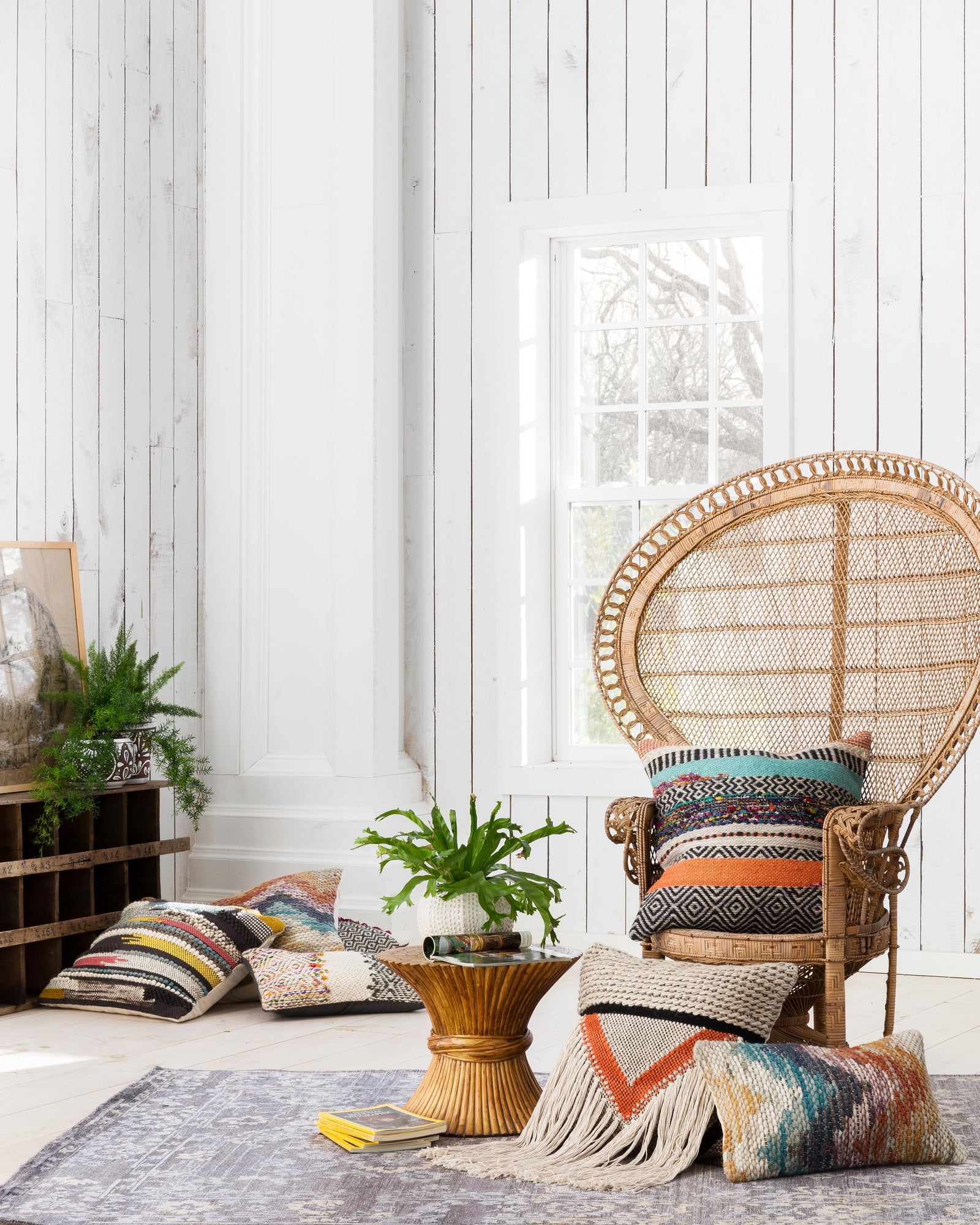 Multi Pillow (Pattern 1) — a Loloi pillow at Laurie Yapp Home.