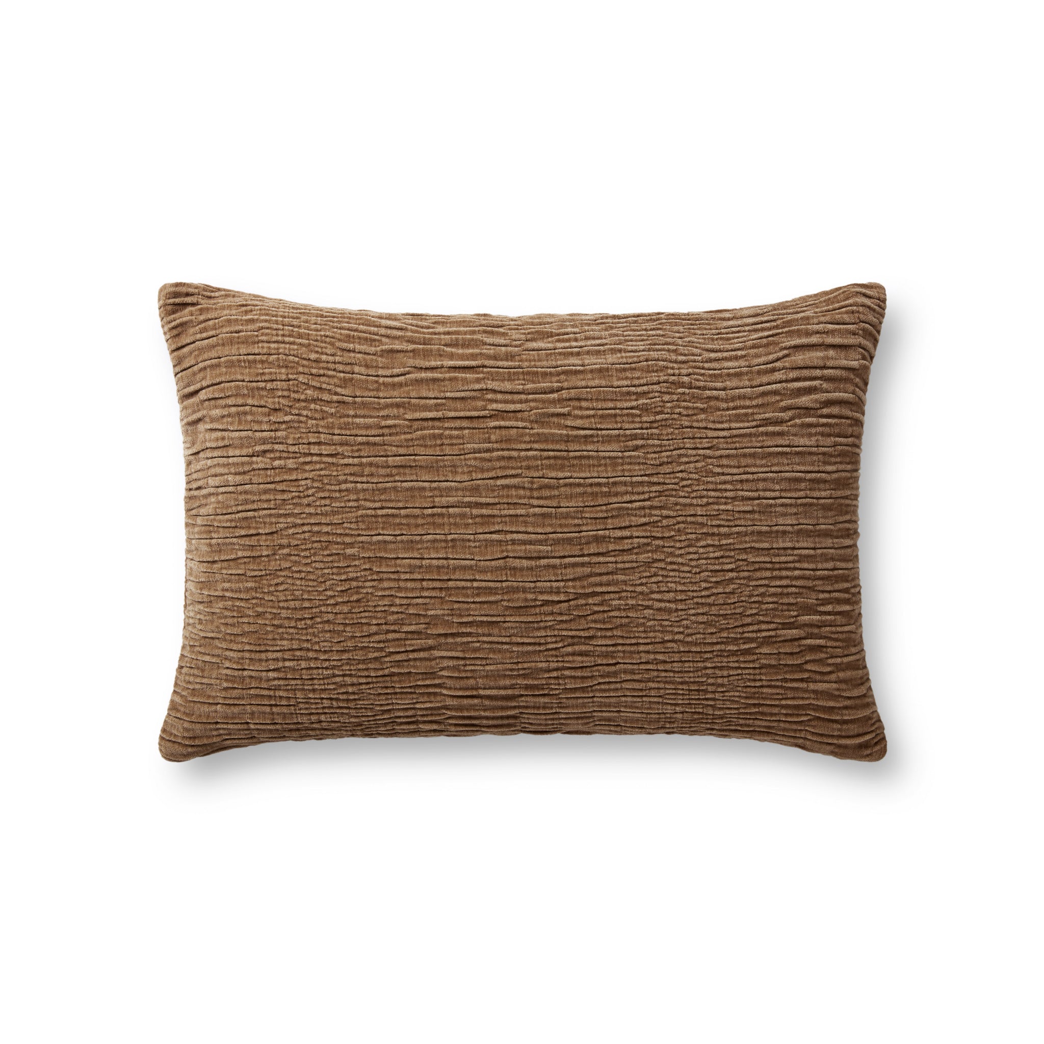 Brown Pillow (Pattern 5) — a Loloi pillow at Laurie Yapp Home.