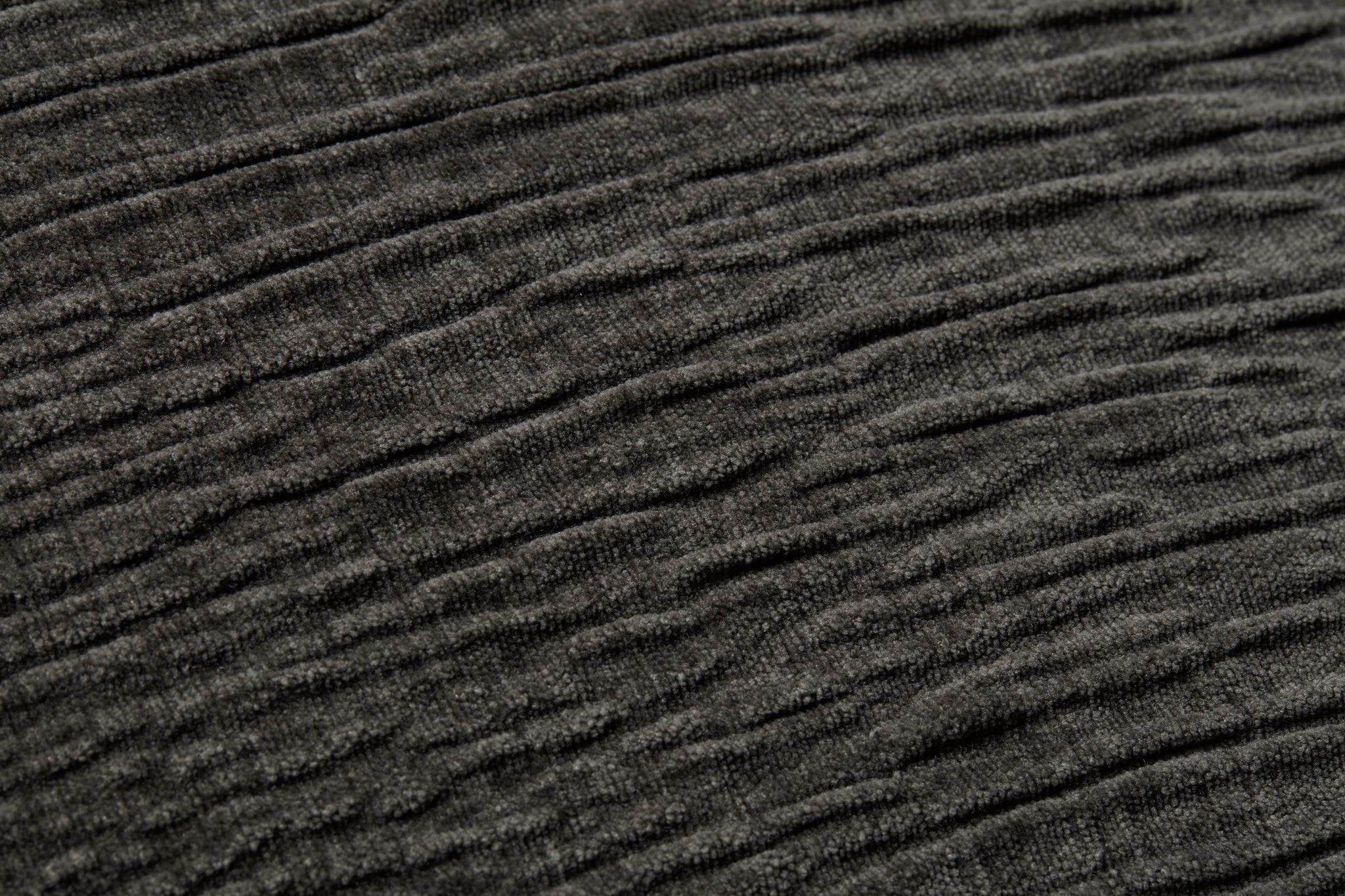 Charcoal Pillow (Pattern 1) shown from another angle.