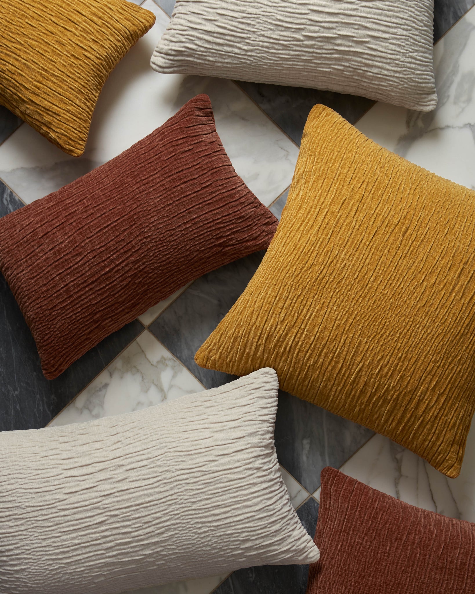 Gold Pillow (Pattern 1) shown from another angle.