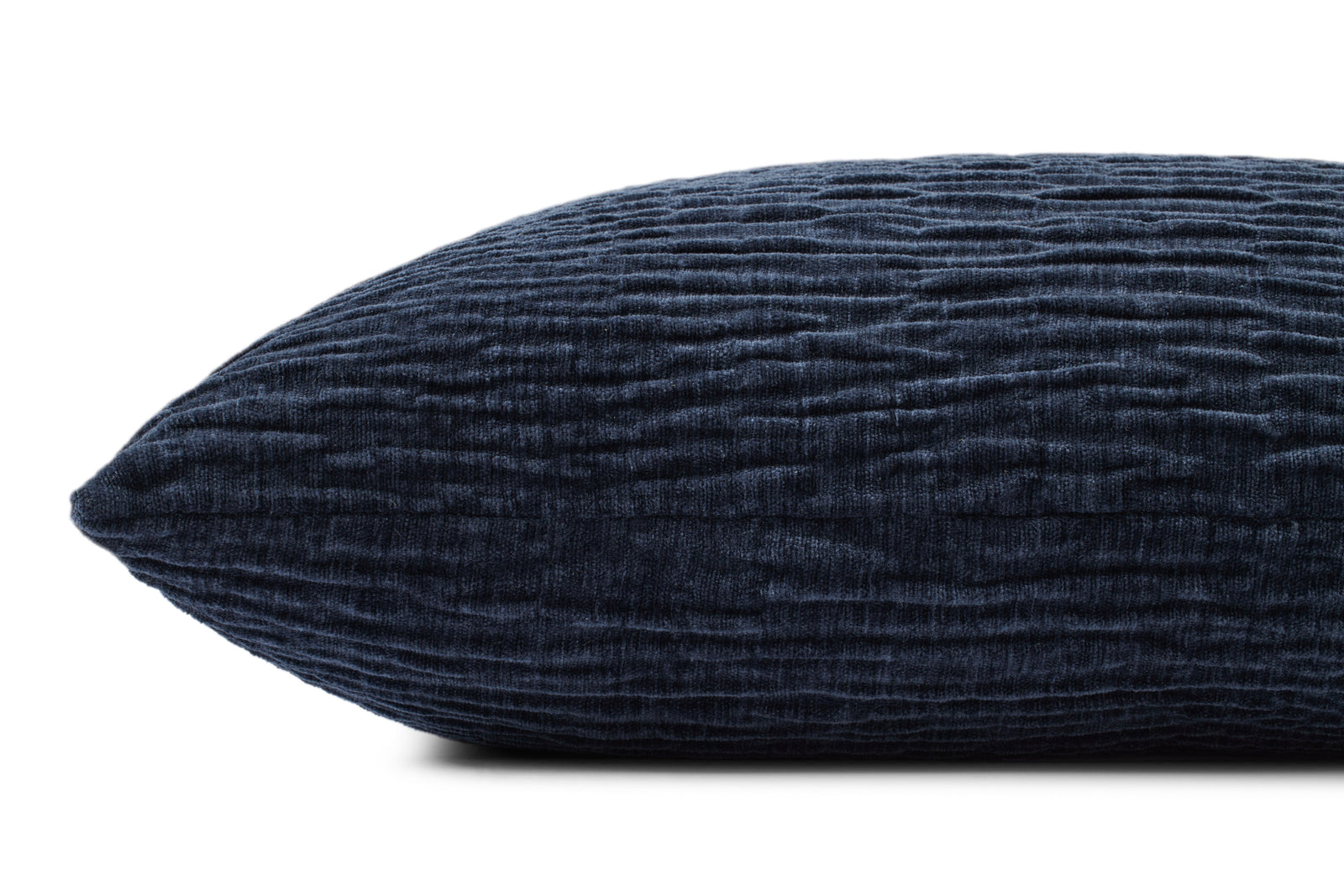 Navy Pillow (Pattern 3) — a Loloi pillow at Laurie Yapp Home.