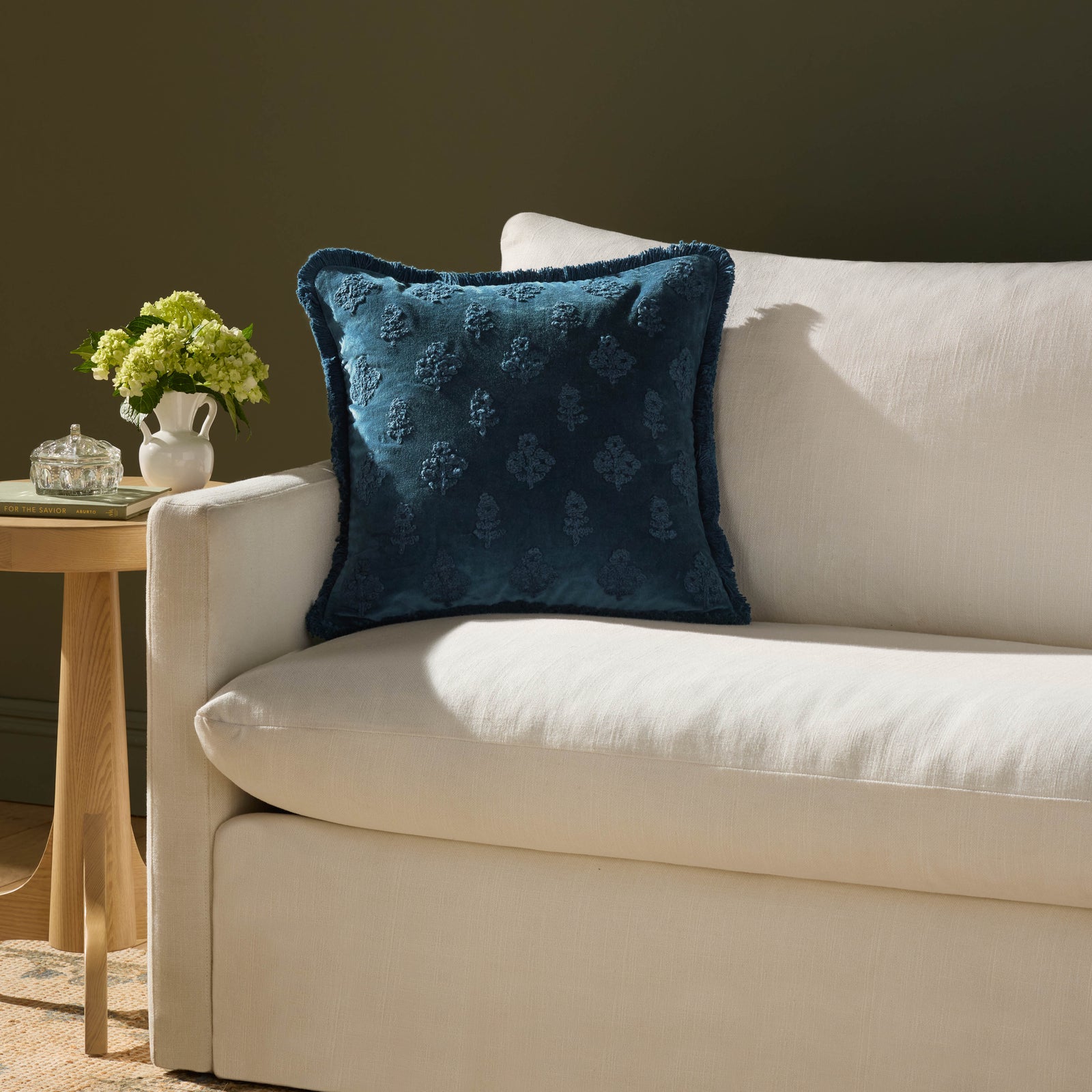 Darla Navy Pillow — a Loloi pillow at Laurie Yapp Home.