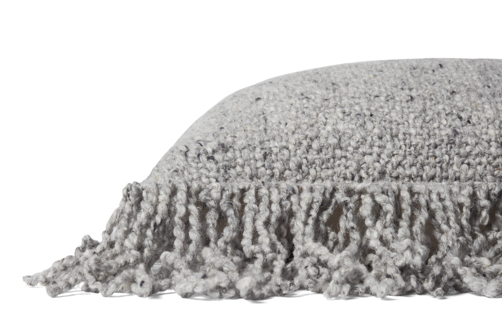 Lt Grey Pillow — a Loloi pillow at Laurie Yapp Home.