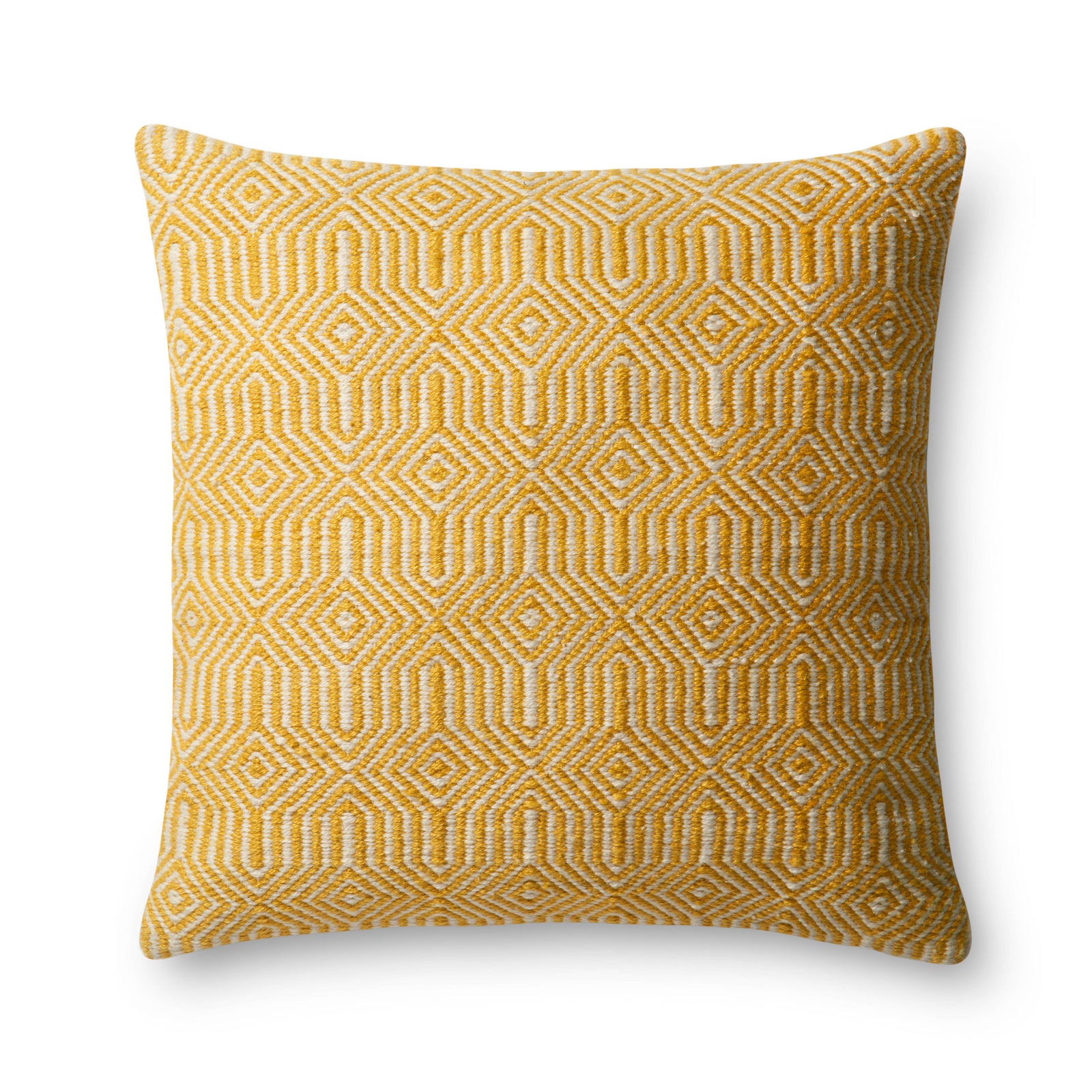 Yellow / Ivory Pillow — a Loloi pillow at Laurie Yapp Home.