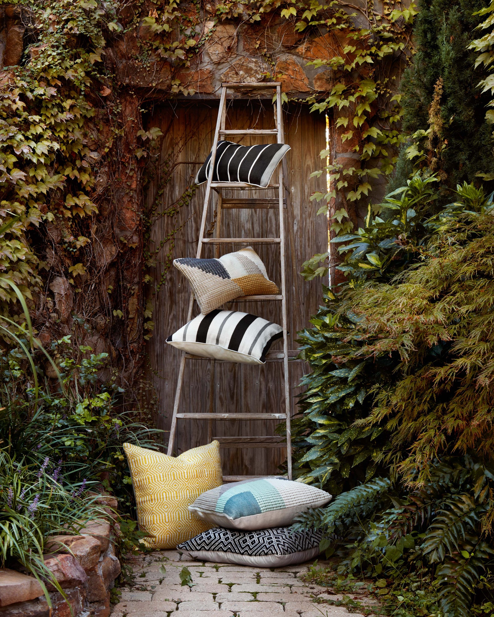 Yellow / Ivory Pillow — a Loloi pillow at Laurie Yapp Home.
