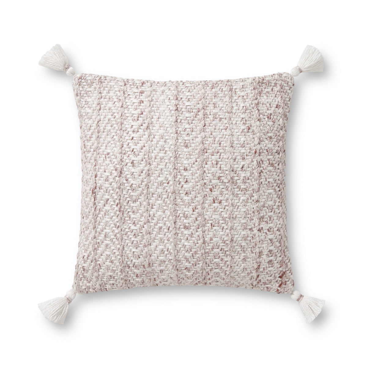 Blush / Natural Pillow — a Loloi pillow at Laurie Yapp Home.
