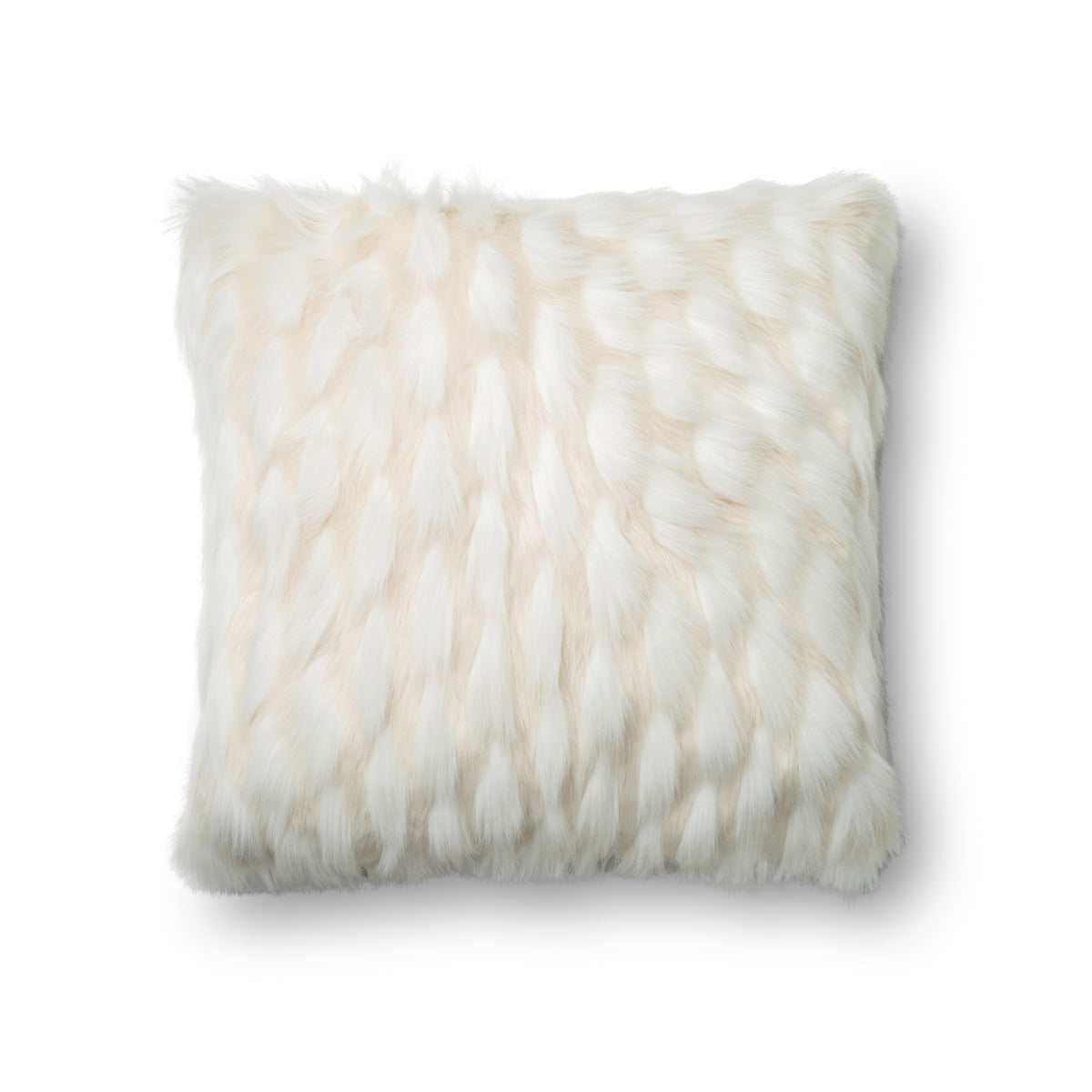 White Pillow (Pattern 1) — a Loloi pillow at Laurie Yapp Home.