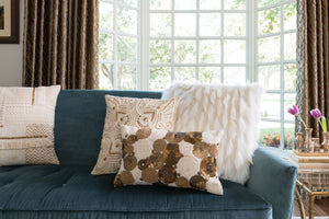 White Pillow (Pattern 1) shown from a different angle to reveal its pattern.
