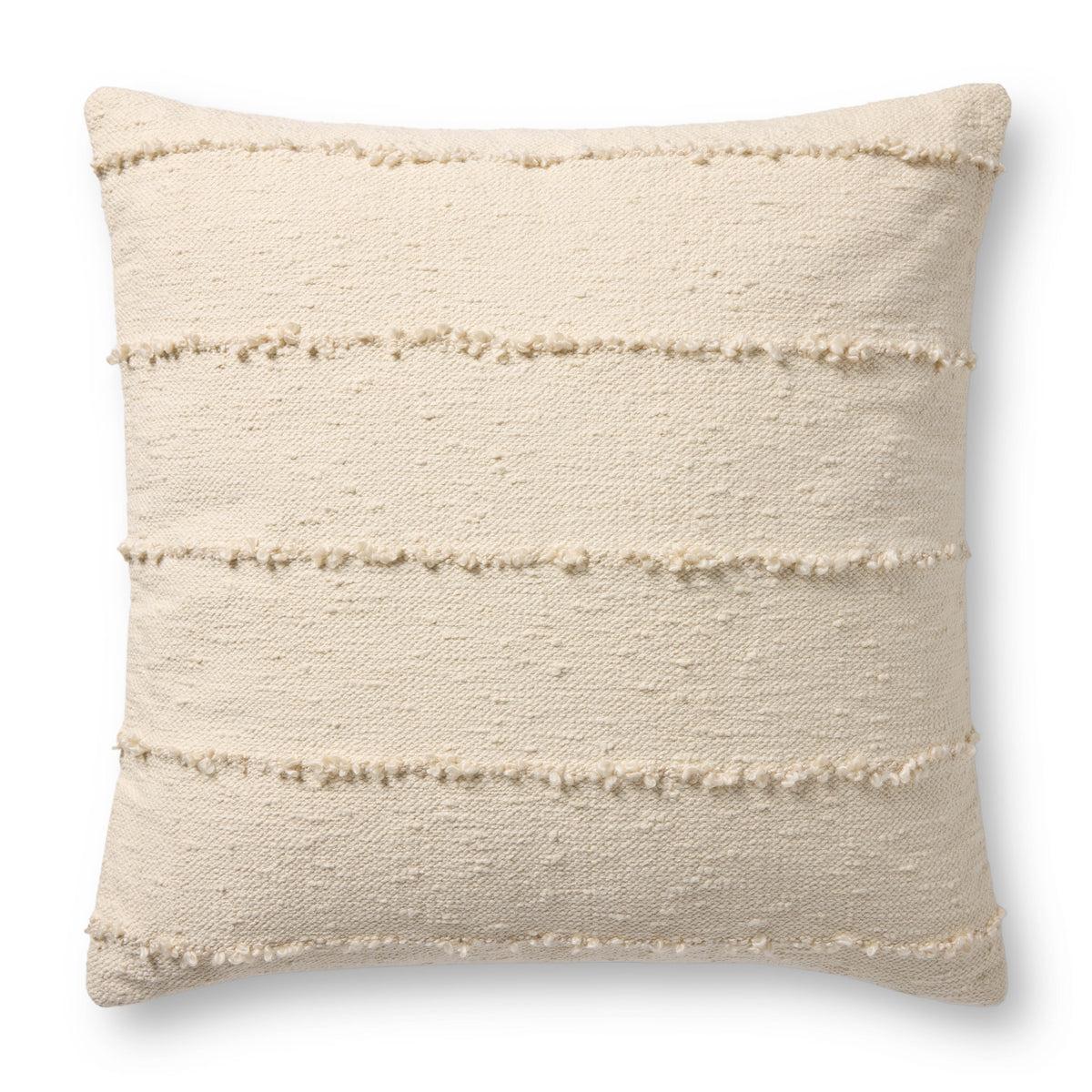 Ivory Pillow (Pattern 4) — a Loloi pillow at Laurie Yapp Home.