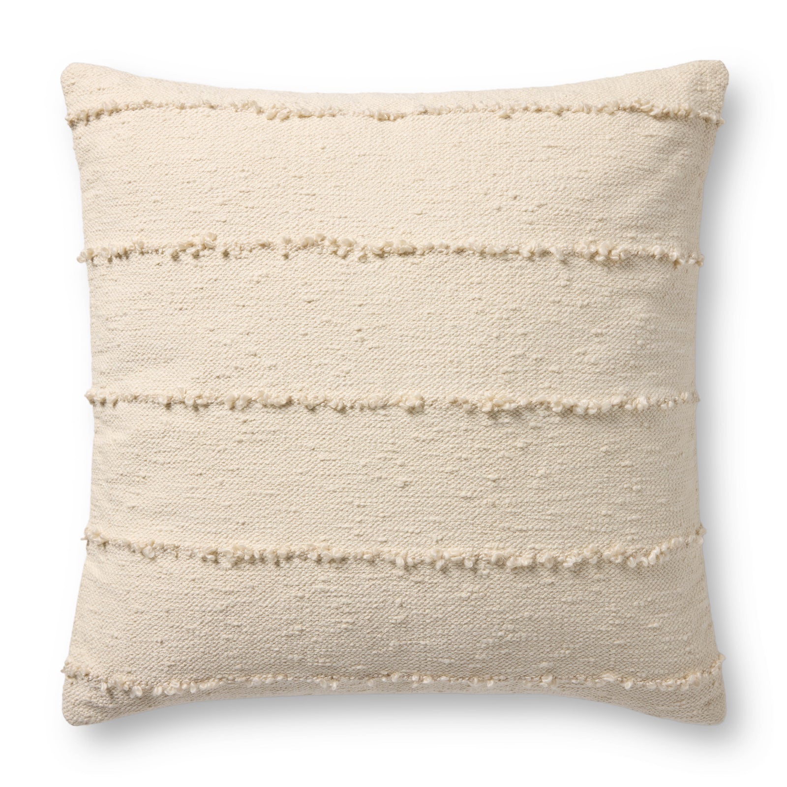 Ivory Pillow (Pattern 4) — a Loloi pillow at Laurie Yapp Home.