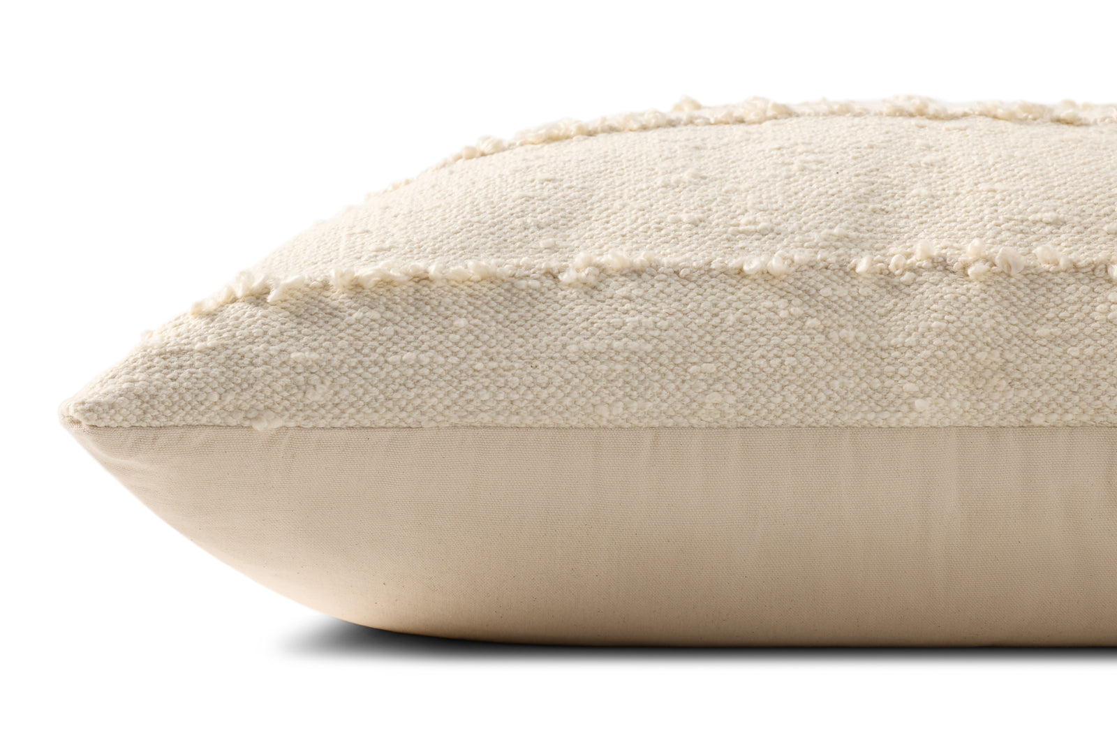 Ivory Pillow (Pattern 4) — a Loloi pillow at Laurie Yapp Home.
