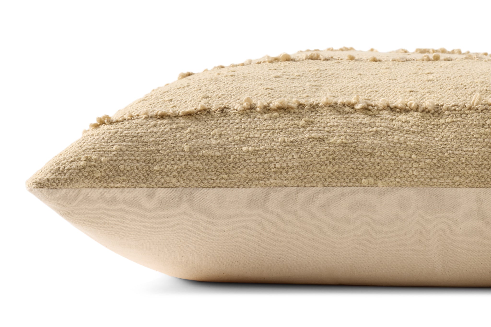 Natural Pillow (Pattern 3) shown from another angle.