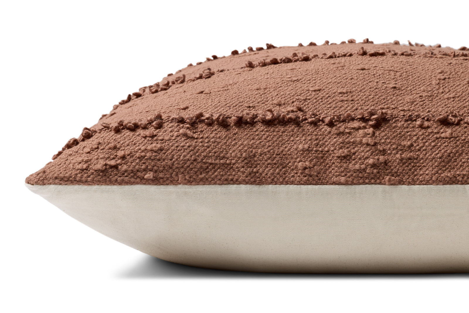 Rustic Brown Pillow — a Loloi pillow at Laurie Yapp Home.
