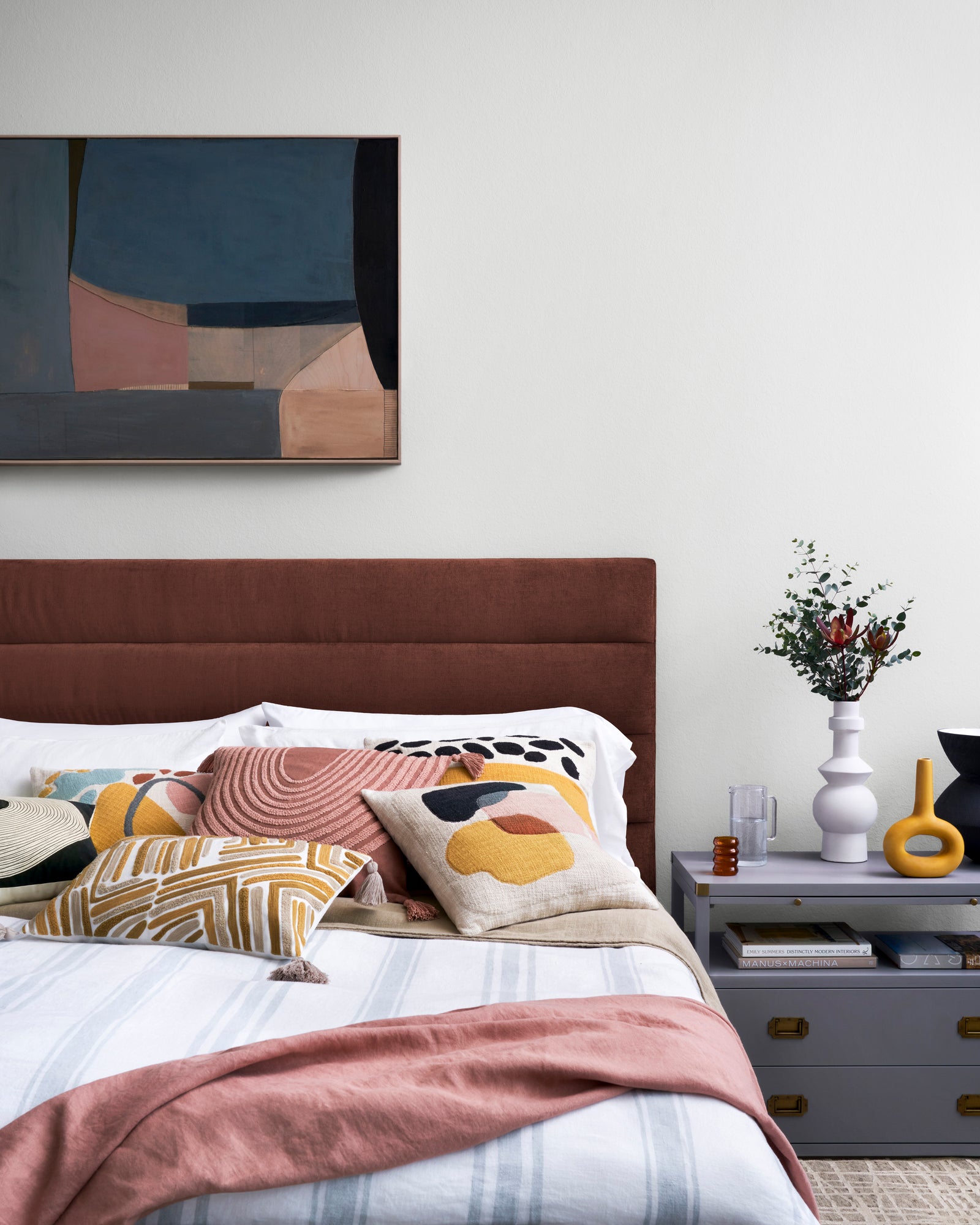 Black / Natural Pillow (Pattern 1) — a Loloi pillow at Laurie Yapp Home.