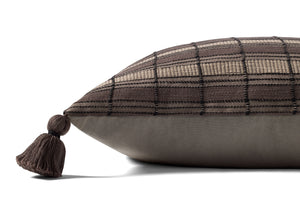Brown / Beige Pillow shown from another angle.