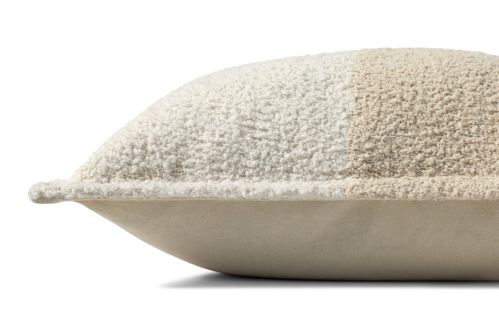 Ivory / Natural Pillow — a Loloi pillow at Laurie Yapp Home.