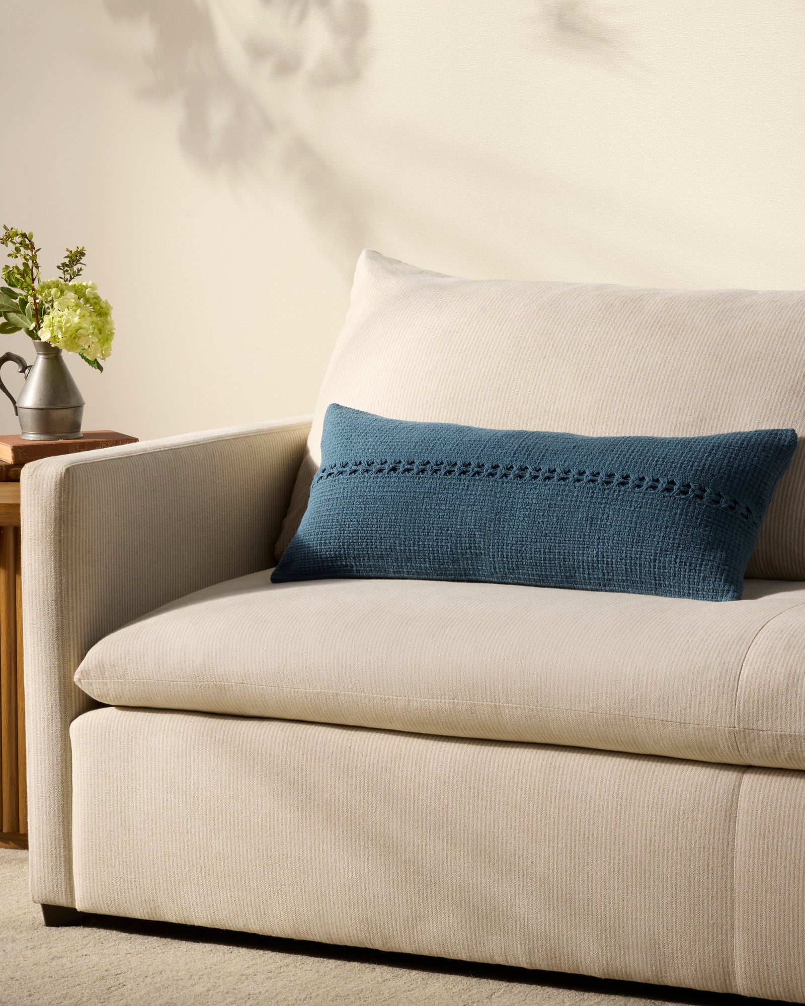 Harvey Blue Pillow — a Loloi pillow at Laurie Yapp Home.