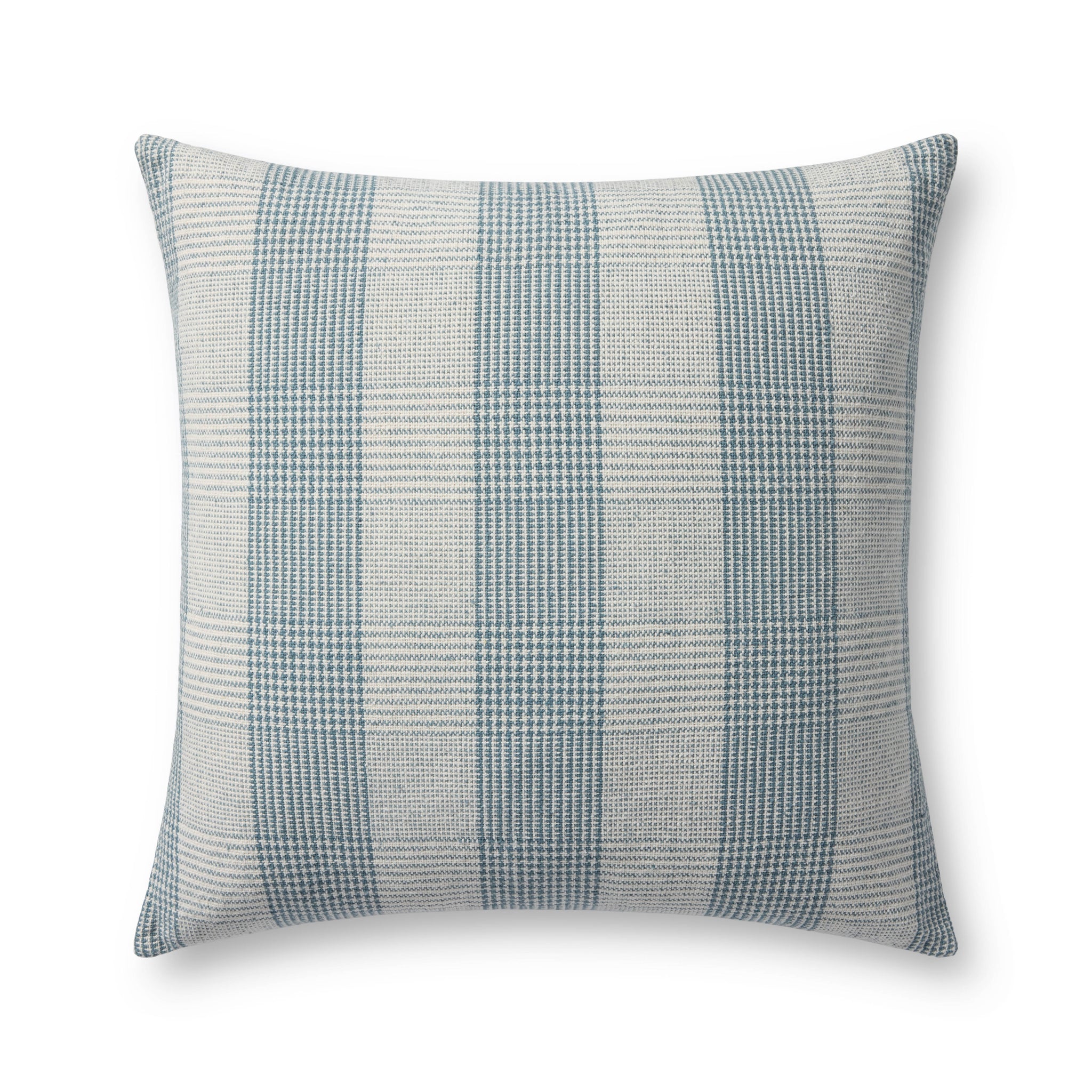 Auggie Blue / White Pillow — a Loloi pillow at Laurie Yapp Home.