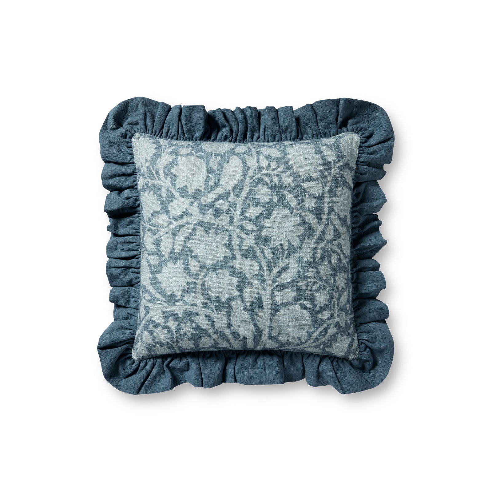 Kathleen Blue Pillow — a Loloi pillow at Laurie Yapp Home.