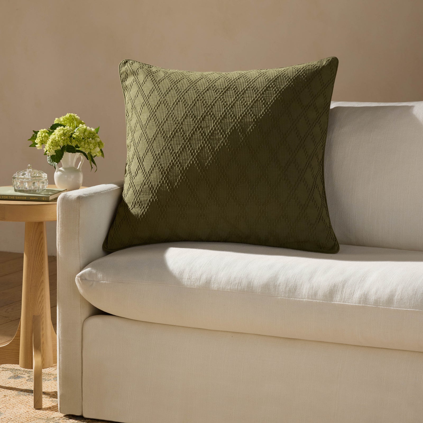 Cary Green Pillow — a Loloi pillow at Laurie Yapp Home.