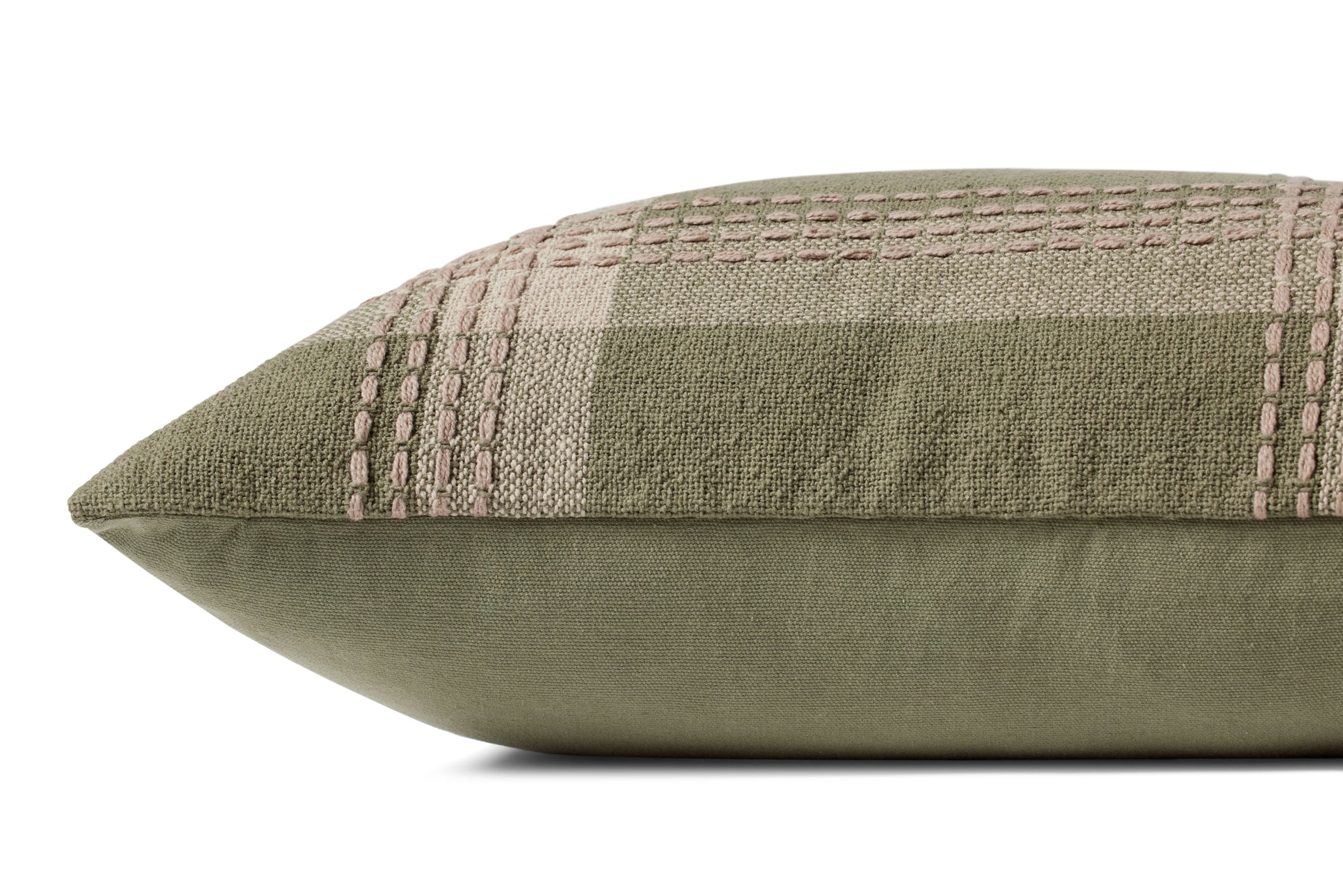 Green / Multi Pillow (Pattern 6) shown from another angle.