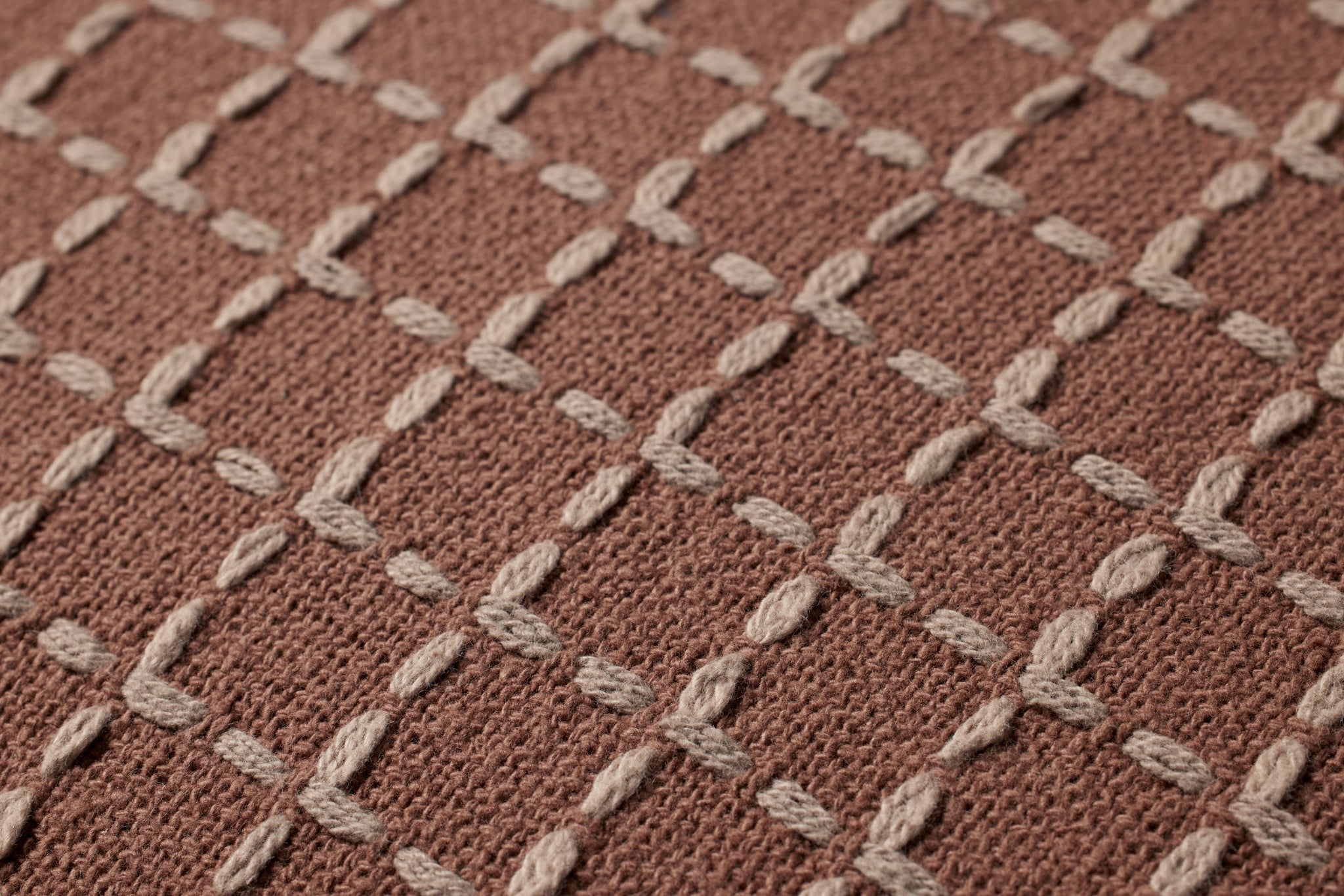 Rose / Blush Pillow shown from a different angle to reveal its pattern.