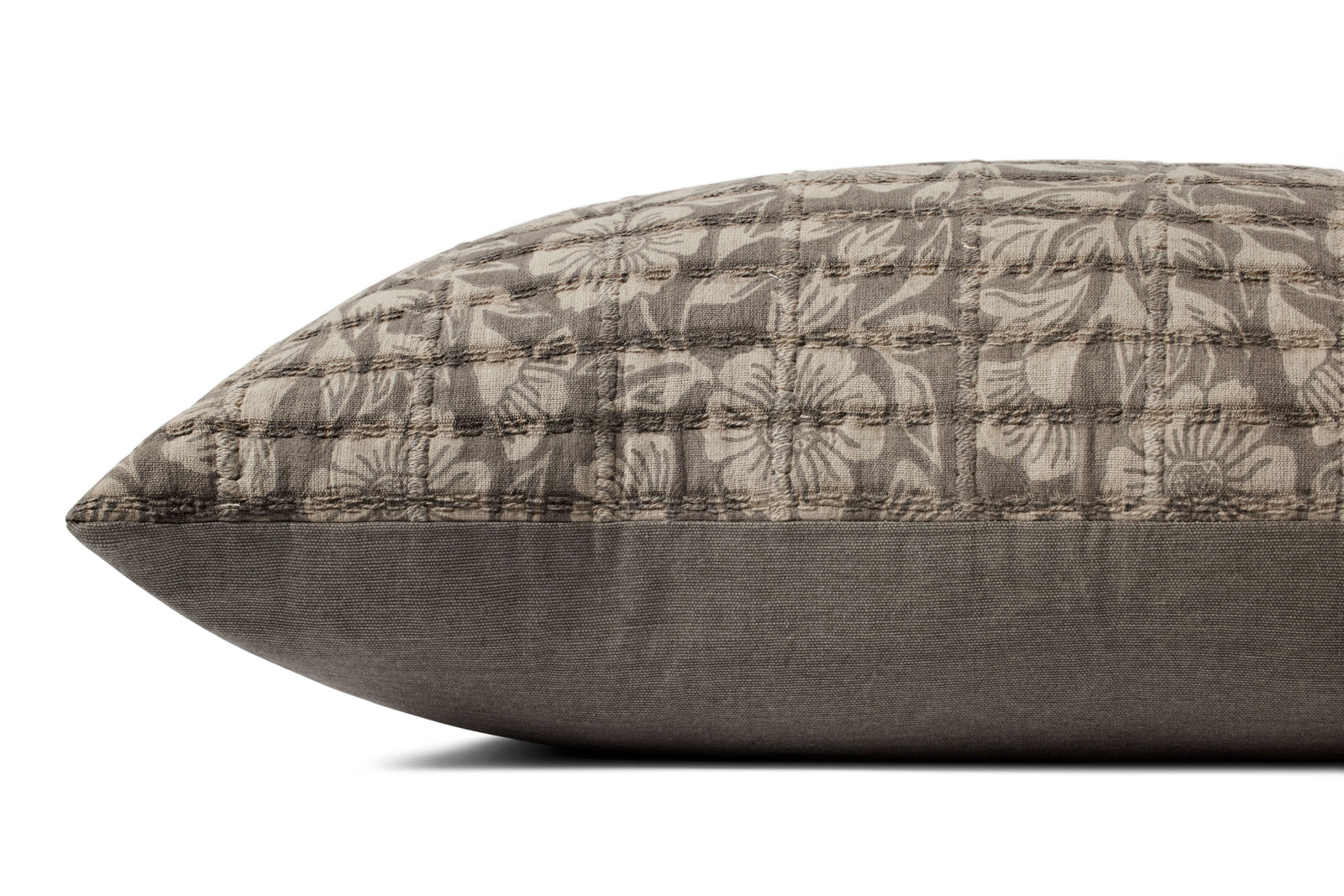 Chocolate Pillow (Pattern 1) — a Loloi pillow at Laurie Yapp Home.
