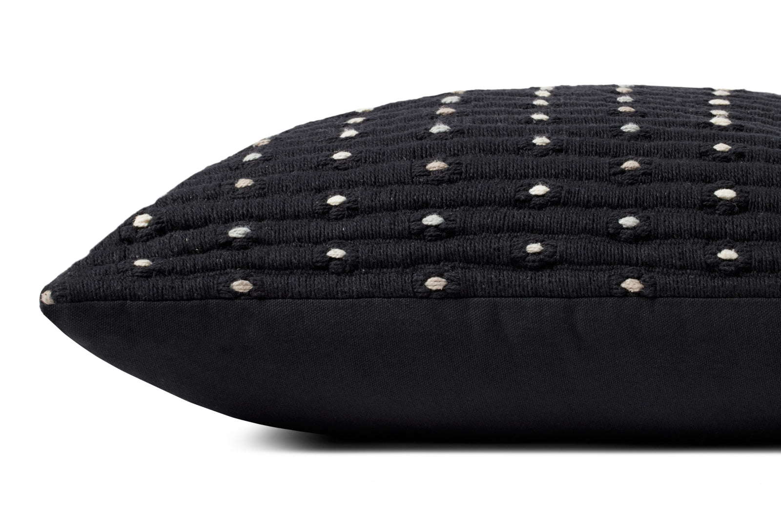 Black Pillow (Pattern 2) — a Loloi pillow at Laurie Yapp Home.