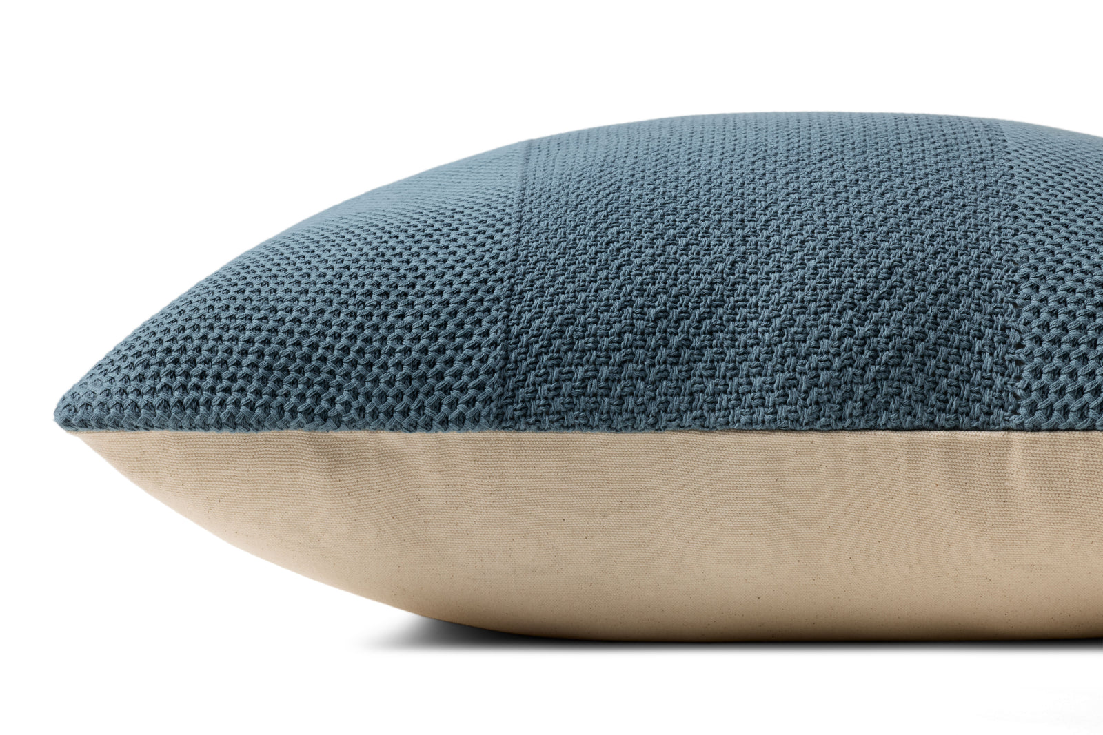 Blue Pillow (Pattern 4) — a Loloi pillow at Laurie Yapp Home.